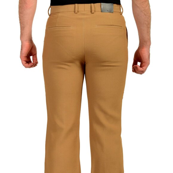 J.Lindeberg "Gomor Pintuck" Tiger Brown Pants US 32 IT 48 - Picture 3 of 4